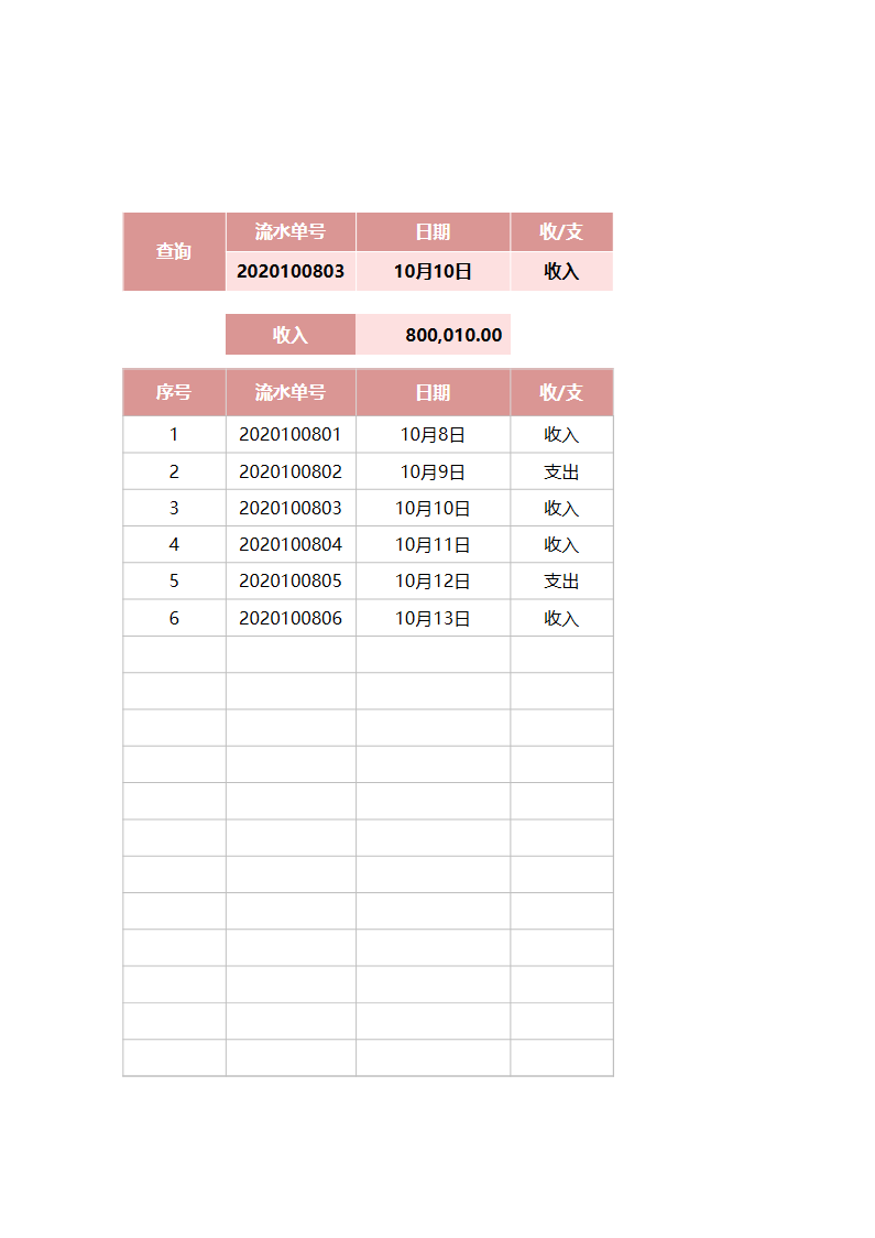 收支财务报表 (1)